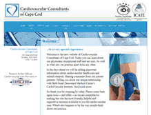 Tablet Screenshot of cardiovascularcapecod.com